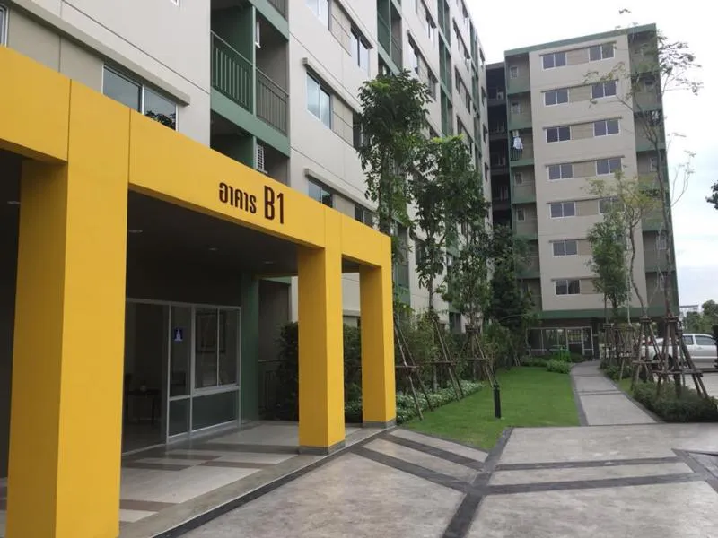 Condo for rent Lumpini Mixx Thepharak - Srinakarin, 1 bedroom, 1 bath, empty room, 7th floor, good view, cheap, book now