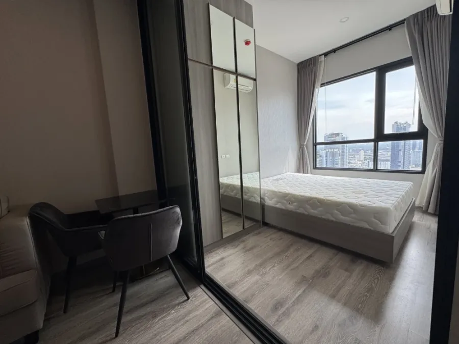 ให้เช่า KnightsBridge Prime On-Nut คอนโดชั้นสูง เฟอร์นิเจอร์และเครื่องใช้ไฟฟ้าครบ พร้อมเข้าอยู่