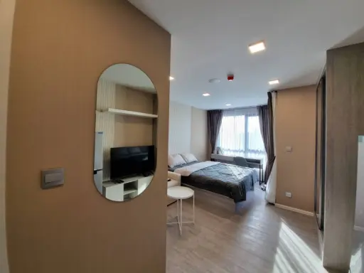 Condo for rent, Kev Eva, 8th floor, new room, beautifully decorated, complete, tell me not to miss it, hurry up
