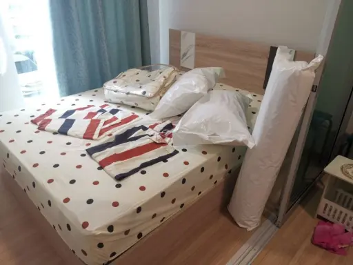 Wow, for rent, Plum Condo Mix Chaengwattana, new room in the box. Installed UV protection film. Very firm. Don't miss it!