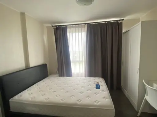 For rent: DCondo Campus Resort Bangna. The room is well proportioned, with full Buit-In furniture. Hurry.