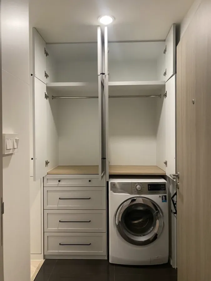 For sale/rent urgently A Space Mega Bangna, beautifully decorated room, well-built-in, you will regret it if you don't reserve.