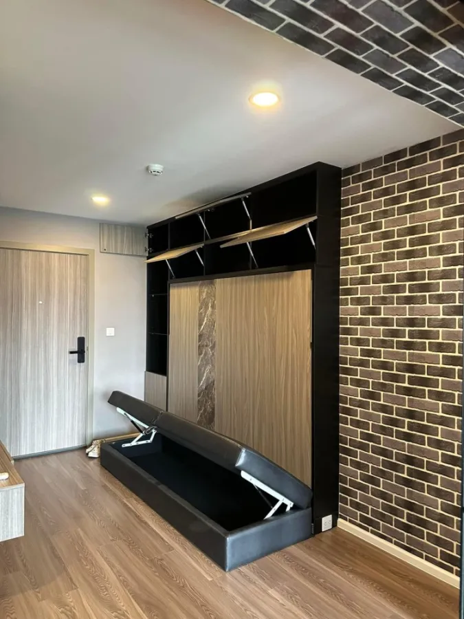 For rent, The Origin Phahon - Saphan Mai, fully built-in furniture, very good price, one bag can move in.