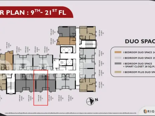 Selling down payment Origin Place Phetkasem, good room location, not next to the garbage room, not next to the elevator, great location like this, mus