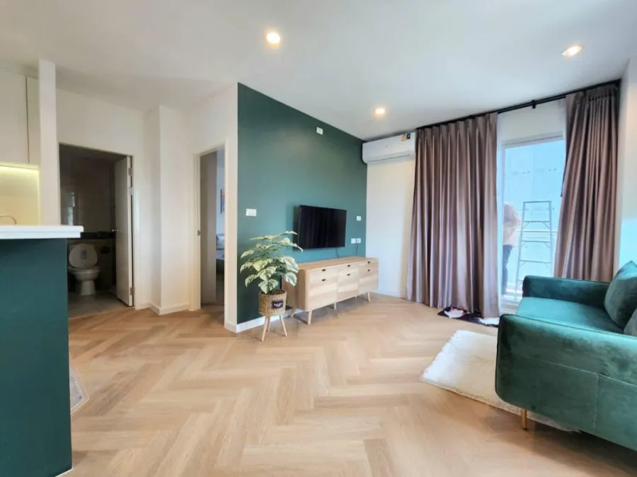 ให้เช่า Centric Scene Sukhumvit 64 ห้องตกแต่งน่าอยู่ เฟอร์ Buit-In จัดเต็ม จองก่อนได้ก่อนน้า
