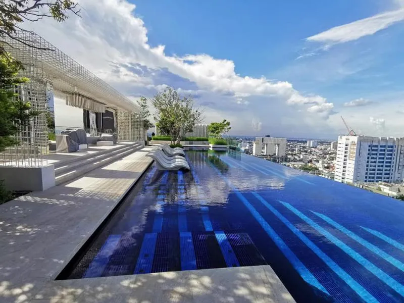 Condo for rent, Life Ladprao, has everything, comfortable, easy to travel, near the train too This room is here to rent!