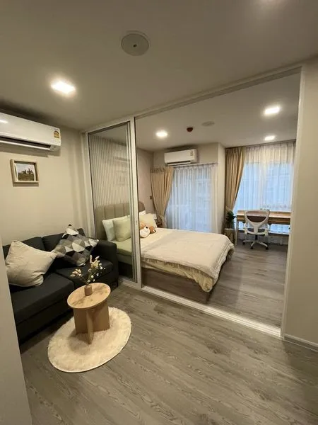 For rent, Kave Town Island, 6th floor, north direction, not hot, pool view, room decorated in Minimal style. If interested, book now, urgent.