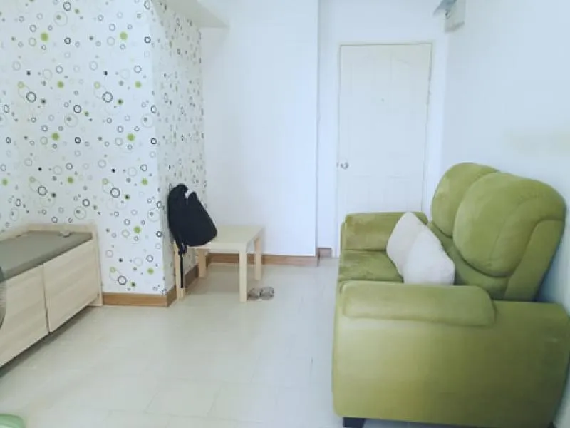 Urgent sale !! Supalai City Home Srinakarin, corner room, 6th floor, view, not covered, fully furnished, do not miss !!