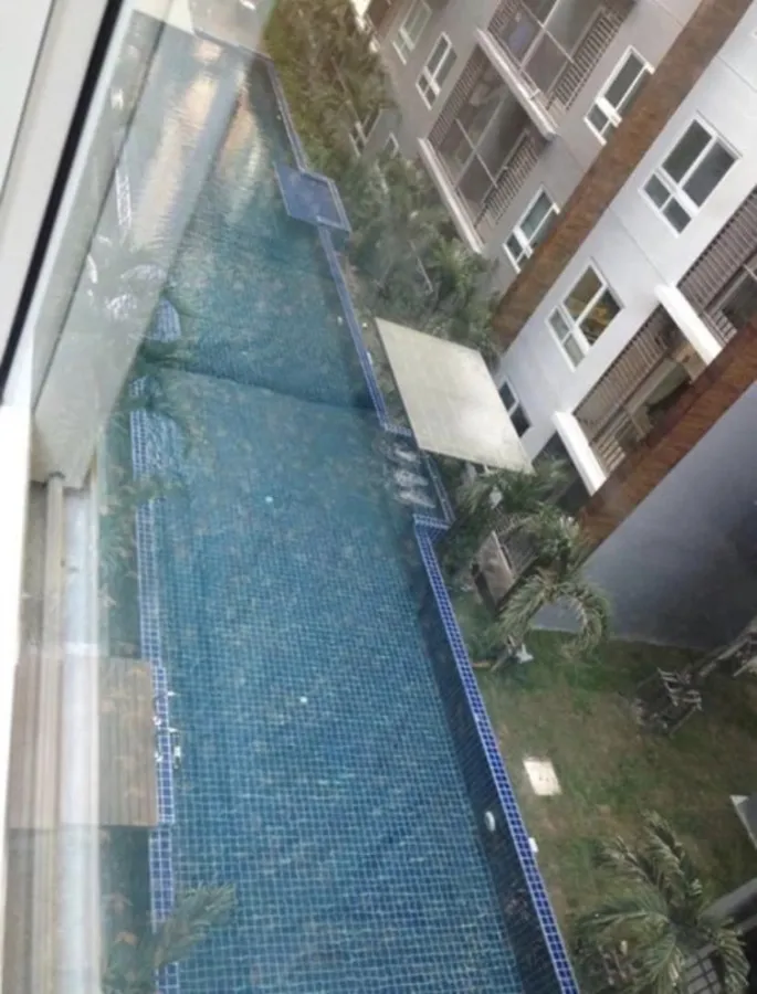 For sale, rent, The Trust Condo, Central Pattaya (Central Pattaya), decorated with wallpaper. Very good price. Hurry.