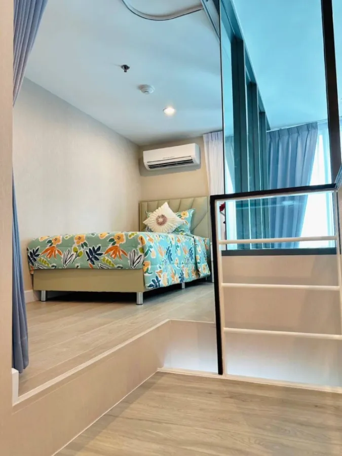 ให้เช่า​Metro Sky ประชาชื่น​ ห้องน่าอยู่ เฟอร์ + เครื่องใช้ไฟฟ้าครบ มาแต่ตัวเข้าอยู่ได้เลย อย่าพลาด