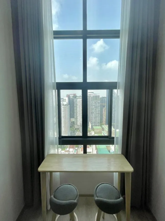 ให้เช่า คอนโด Ideo rama9 - asoke ห้อง duplex มีสองชั้น เพดานสูง โปร่งโล่งสบาย ดีอย่างนี้อย่าพลาด