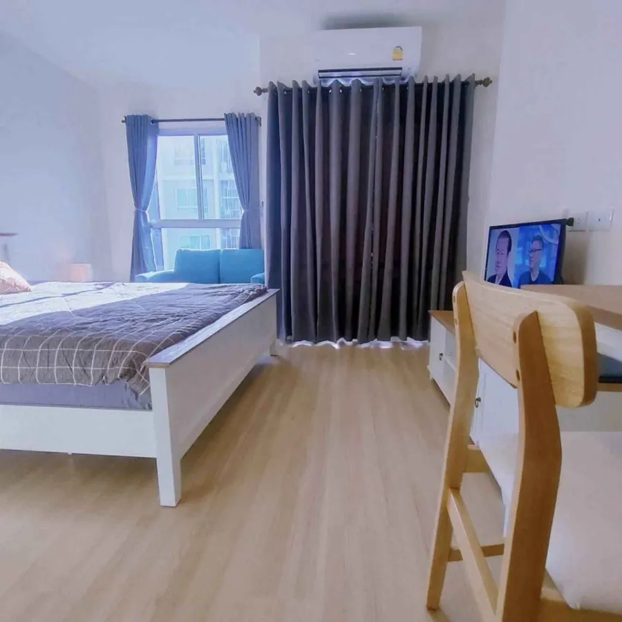 Condo for rent, Lumpini Ville, Chaeng Watthana-Pak Kret, ready to move in, complete here, hurry and reserve before you miss out.