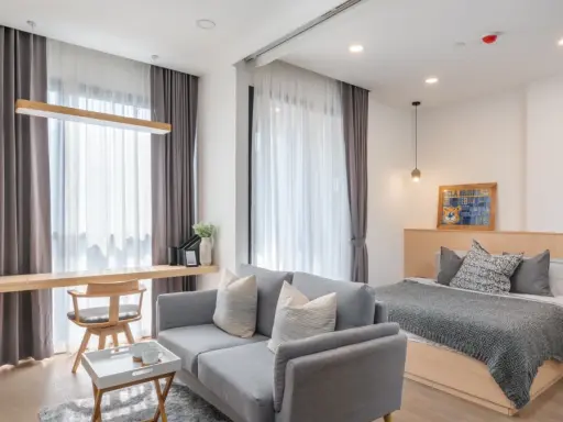 For rent: Ashton Chula-Silom, 11th floor room, facing east, not hot, beautifully decorated, ready to move in images