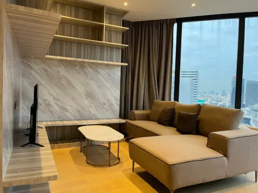 ให้เช่า!! คอนโด แอชตัน อโศก-พระราม 9 (ห้องมุม) ห้องสวย ชั้นสูง วิวตึก G Tower รีบจองเลย ห้ามพลาด!! images