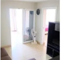 For sale, for rent, M Society Condominium, 2 bedrooms, 1 bathroom, ready to move in, not hot and sunny, reserve now.