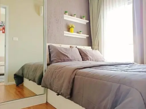 For sale (with tenant)!! Condo Notting Hill Sukhumvit-Phraeksa, 19th floor, decorated and ready to move in, don't miss it!!