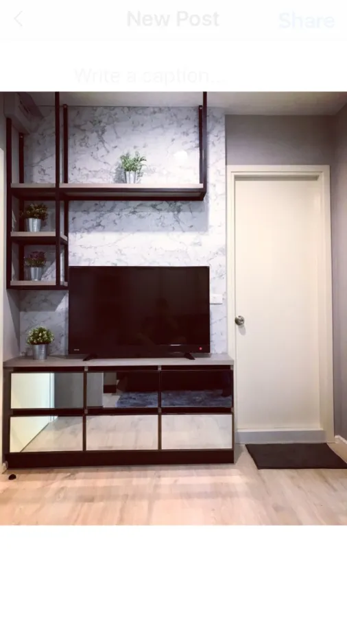 Condo for rent, Aspire Sathorn-Thapra, nice decorated room Full electrical appliances, 22nd floor, clear view, airy, book now