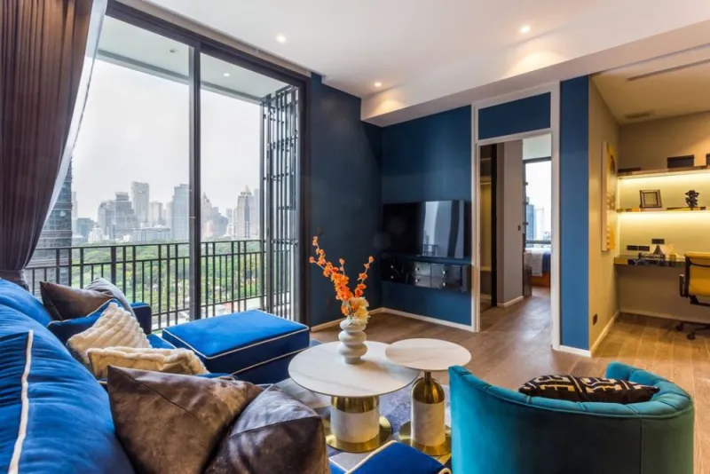 ให้เช่า คอนโด MUNIQ หลังสวน Superluxury condo ทิศใต้ ลมเย็นมาก วิวสวนลุม สวยสุดของโครงการ