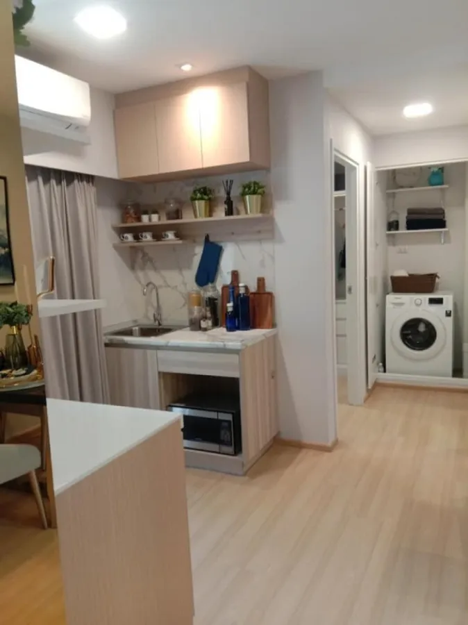 wow very beautiful room for sale Plum Condo Chaengwattana Station 2 bedrooms 2 bathrooms Cool built-in furniture Book now