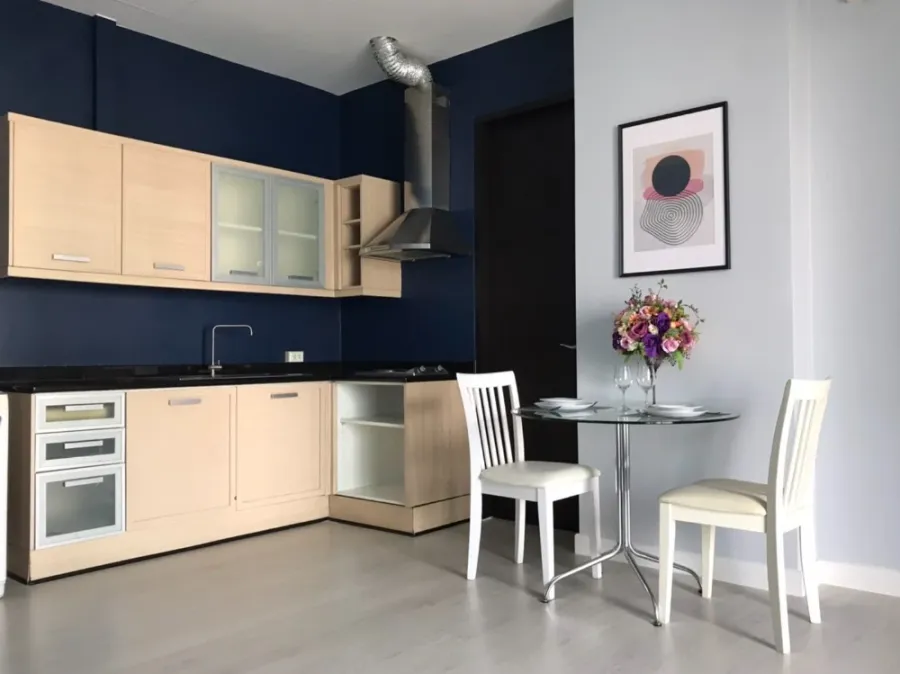 ให้เช่า Baan Klang Krung Siam-Pathumwan ชั้น 22 ห้องแต่งครบ น่าอยู่ สนใจจองเลย