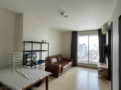 Rhythm Ratchada for rent, north, high floor, good view, no block Plus a very big room Book and you won't be disappointed. images