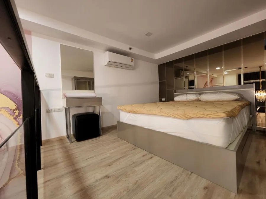 ให้เช่า The Rich Rama 9 - Srinakarin ห้อง Duplex 36 ตร.ม. ตกแต่งสวย พร้อมเข้าอยู่ จองเลย