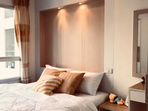 Condo for rent, Lumpini Park Pinklao, Studio room, 23rd floor, pool view, fully furnished, ready to move in. Don't wait!!