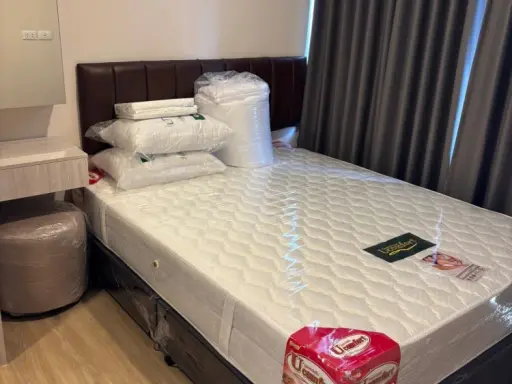 ให้เช่า The Indeed Condo Amata ห้องพร้อมอยู่ เฟอร์ครบ หิ้วกระเป๋ามาได้เลย จองด่วนๆๆ
