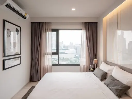✨ Premium Luxury Condo for Rent - High Floor with Unblocked Central Embassy View ✨ Life One Wireless