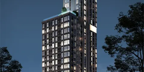 ขายดาวน์ คอนโด ไนท์บริดจ์ สเปซ พระราม 9 ชั้น 26 วิวสวย ทำเลดี ใกล้ MRT พระราม 9 ราคาสุดคุ้ม ห้ามพลาด