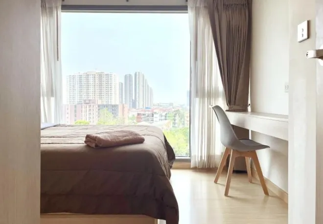 ให้เช่า คอนโด Whizdom Connect Sukhumvit ห้องพร้อม สิ่งอำนวยความสะดวกครบ วิวสูง จองเลย