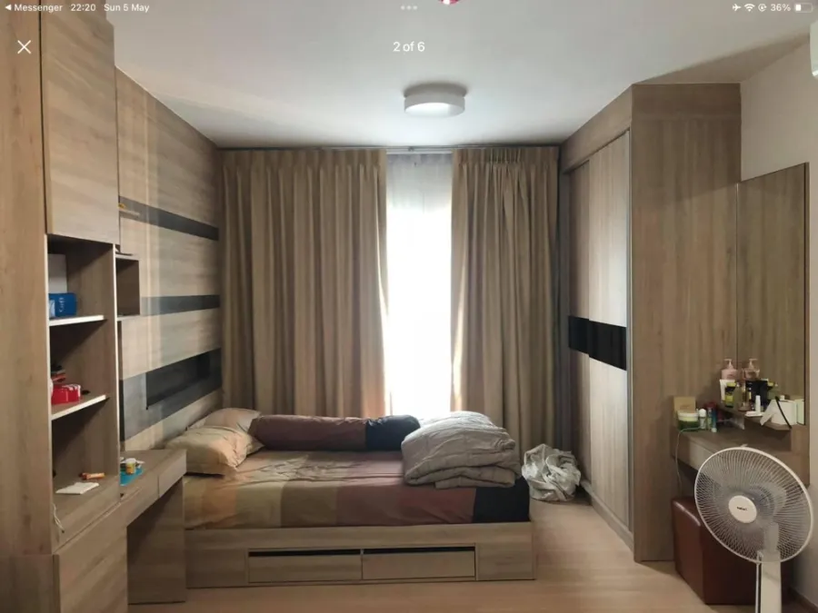 For sale or rent, Unio Charan 3 floors, 6 STUDIO rooms, comes with full Buit-In furniture, hurry up and own it.