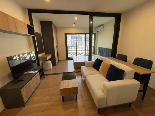 For rent: The Line Vibe, 11th floor, garden view, cool and shady, fully furnished, move in now, don't hesitate.