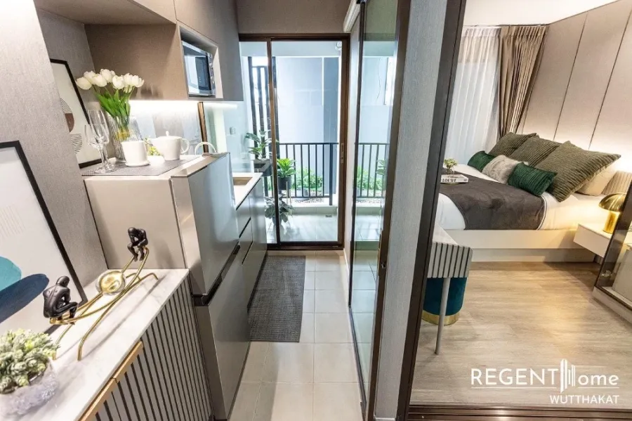 ขายดาวน์ Regent Home Wuttakat 1 ห้องนอน 1 ห้องน้ำ ชั้น 22 ราคาไม่แรง มาเป็นเจ้าของได้แล้ววันนี้