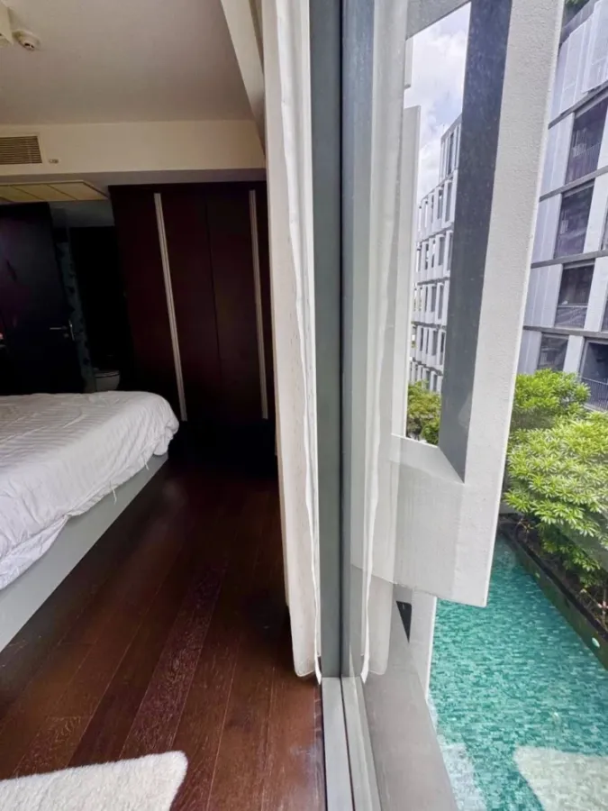 For sale or rent: Siamese Gioia, 2 bedrooms, 2 bathrooms, plenty of living space, great pool view, ready to move in, don't delay!