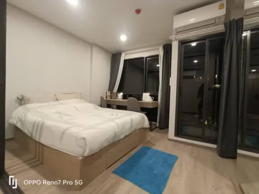 For rent Salaya One Residence, 6th floor, spacious room, decorated in a warm style, fully furnished. Don't wait, book now.