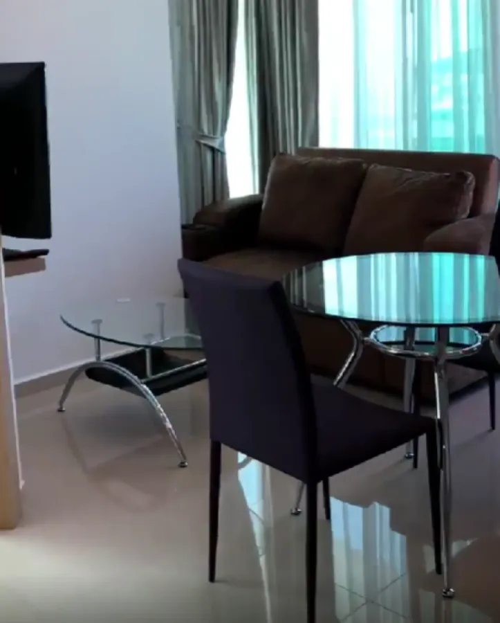 For sale, City Garden Tower, Pattaya, 2 balcony views, fully furnished, ready to move in. Can't wait any longer