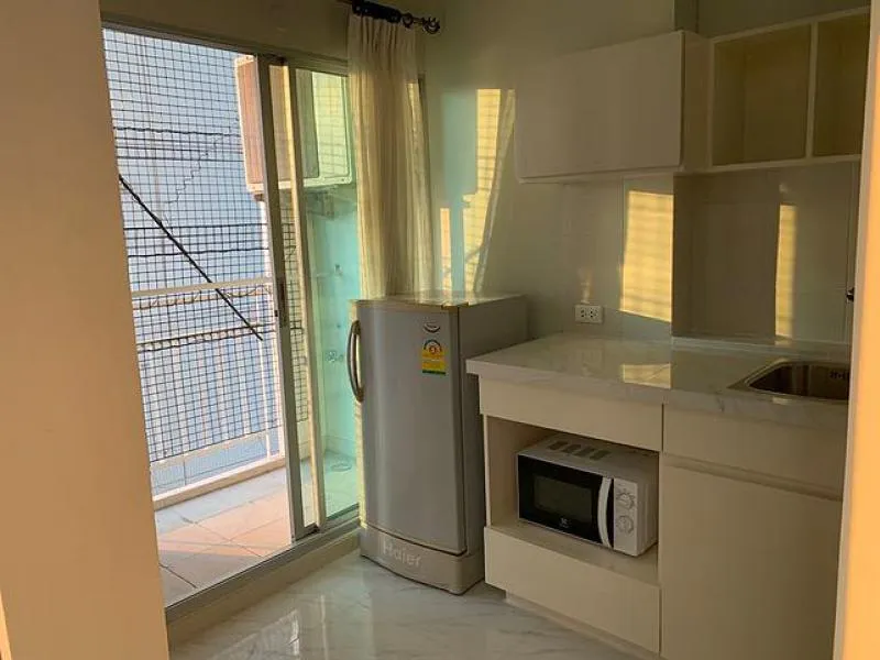 Lumpini Ville Chaengwattana-Pak Kret for rent, new room, ready to move in, built in furniture, ready to move in