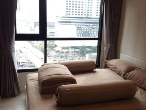 express!!! Condolette Mist Rama 9 for rent, very beautiful view, fully furnished room, good price like this, you can't reserve it anymore.