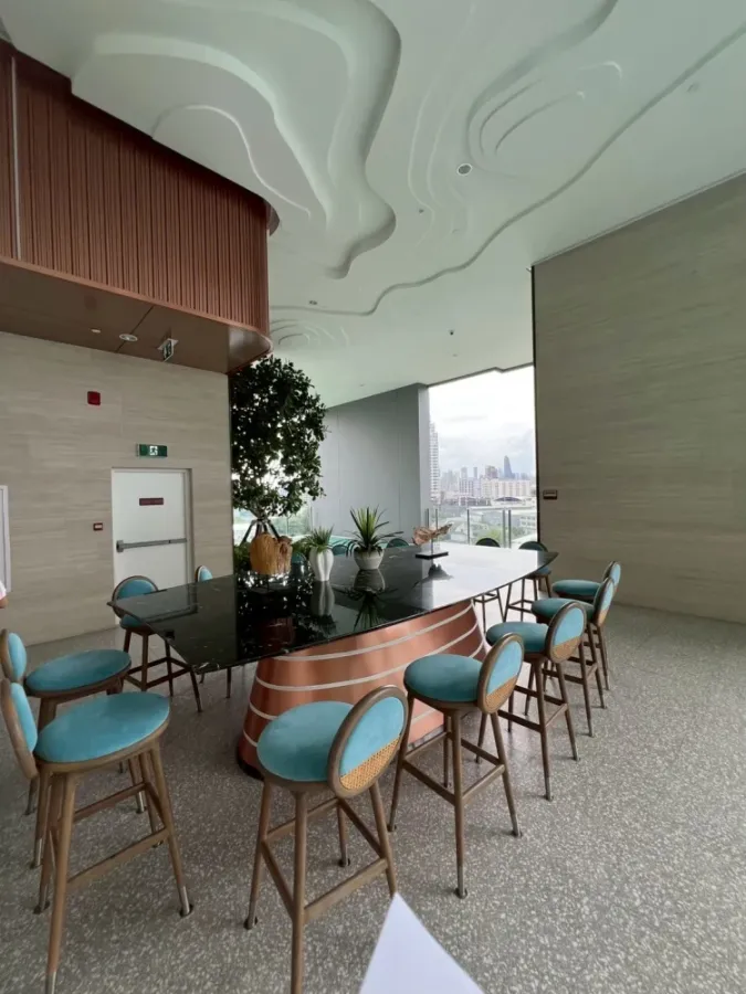For rent, Aspire Sukhumvit - Rama 4, river view.