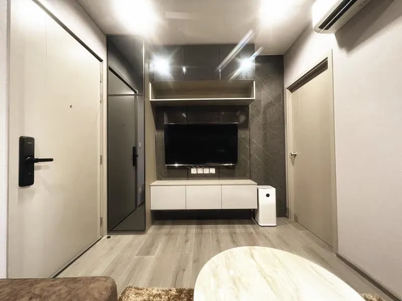 Condo for rent, The Politan Aqua, south side, beautiful view, luxurious built-in decoration. Sai Mu, don't miss it.