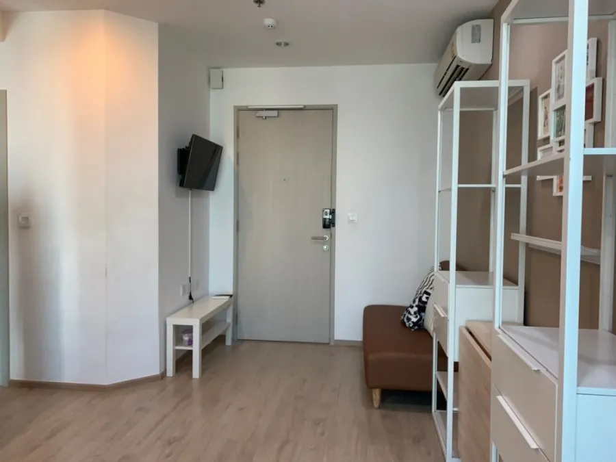 For rent, Ideo Q Chula Samyan, Building N, 19th floor, has a great city view, nice room, beautiful like this, don't miss it.