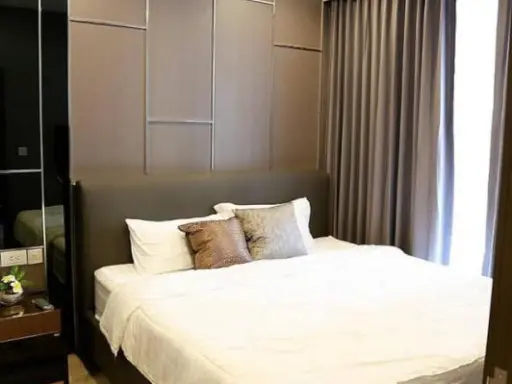 Condo for rent, ideo mobi Asok, beautiful decorated room, luxurious, look expensive, high floor, great view, just come in, don't wait
