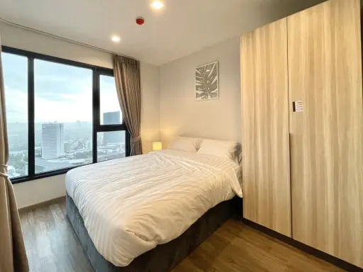 Condo for rent, Life Ladprao Valley, high floor, beautiful view, west, can't miss it, hurry up images