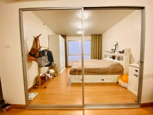 For rent, Supalai Veranda Ratchavipha-Prachachuen, 18th floor, good view, fully furnished room, can carry the bag and move in.