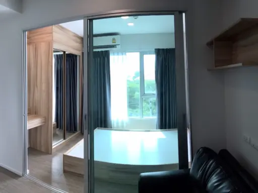 For rent, Happy Condo, Don Mueang, The Terminal, 1 bedroom, 1 bathroom, comes with full facilities. with a favorable price