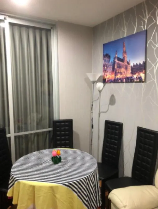 ขาย The President Sathorn – Ratchaphruek 3 ห้องแต่งสวยน่าอยู่สุดๆ วอลเปเปอร์ทั้งห้องวิวสูง เฟอร์ครบ