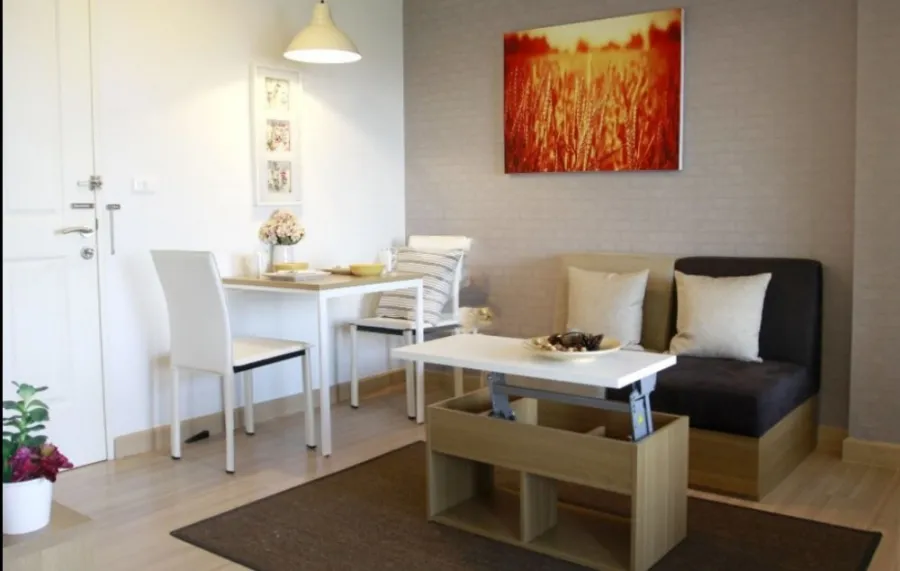 For rent, The Niche ID Rama 2, 6th floor, Building A, fully furnished, clean, friendly price, don't miss it!