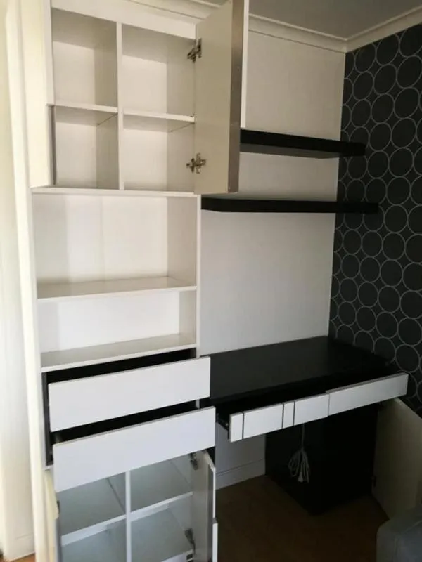For rent Lumpini Ville Latphrao-Chokchai4, the edge room, fully furnished, built-in in the whole room. Very worthwhile. Don't miss it.