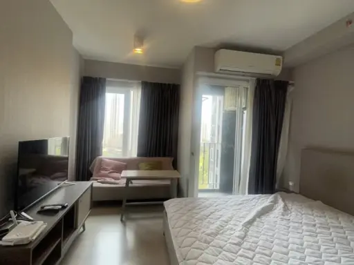 Condo for sale: Chapter One Eco Ratchada–HuaiKhwang, high floor unit, fully furnished, beautiful view, good ventilation. Book now! images
